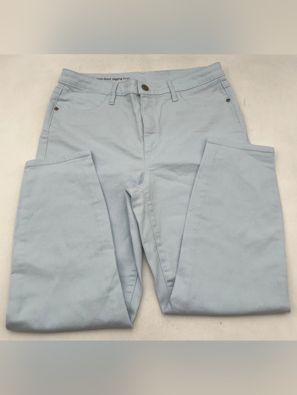 Talbots Light Blue High-Rise Jegging Crop Size 16  NEW WITH TAGS